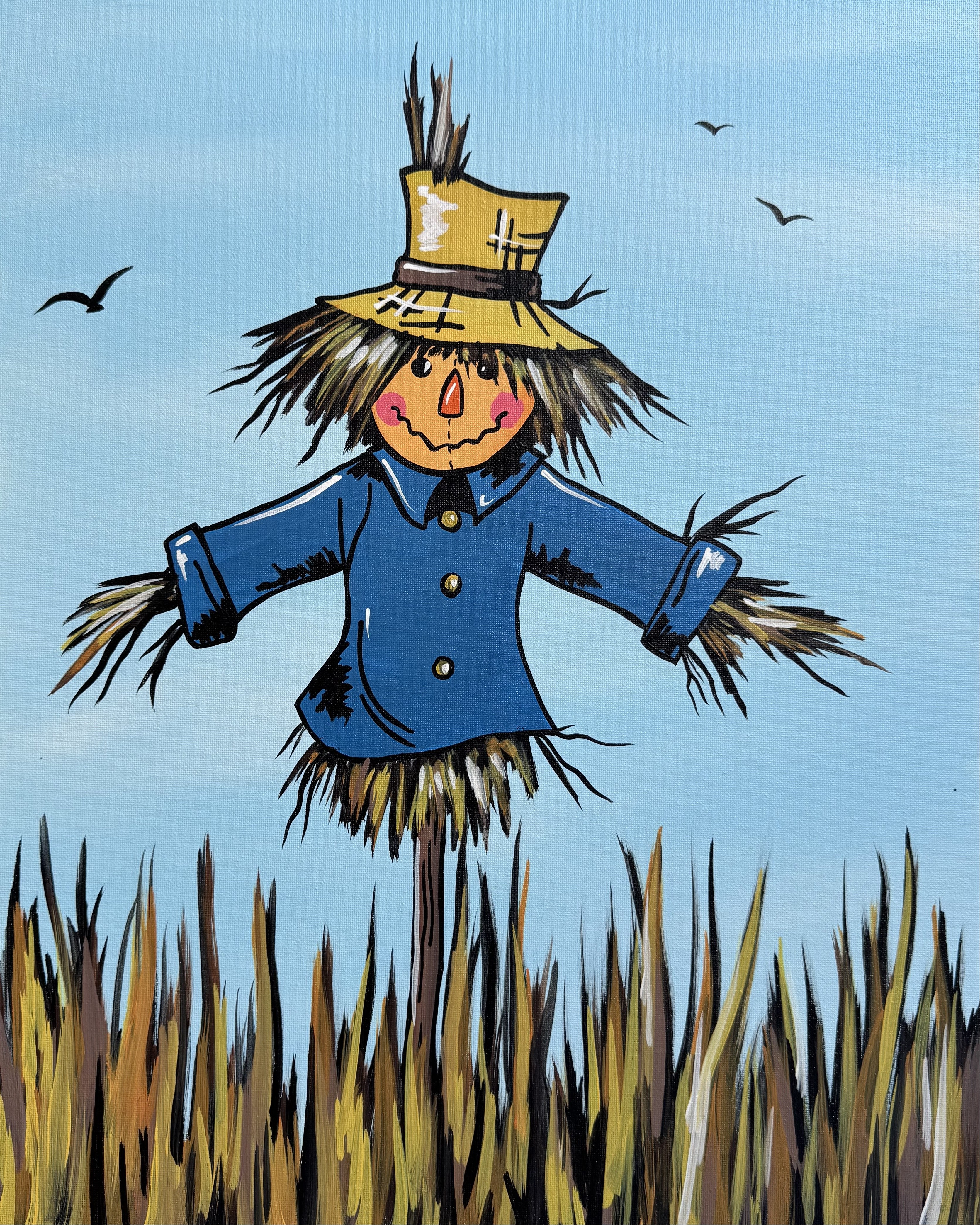Scarecrow In The Field