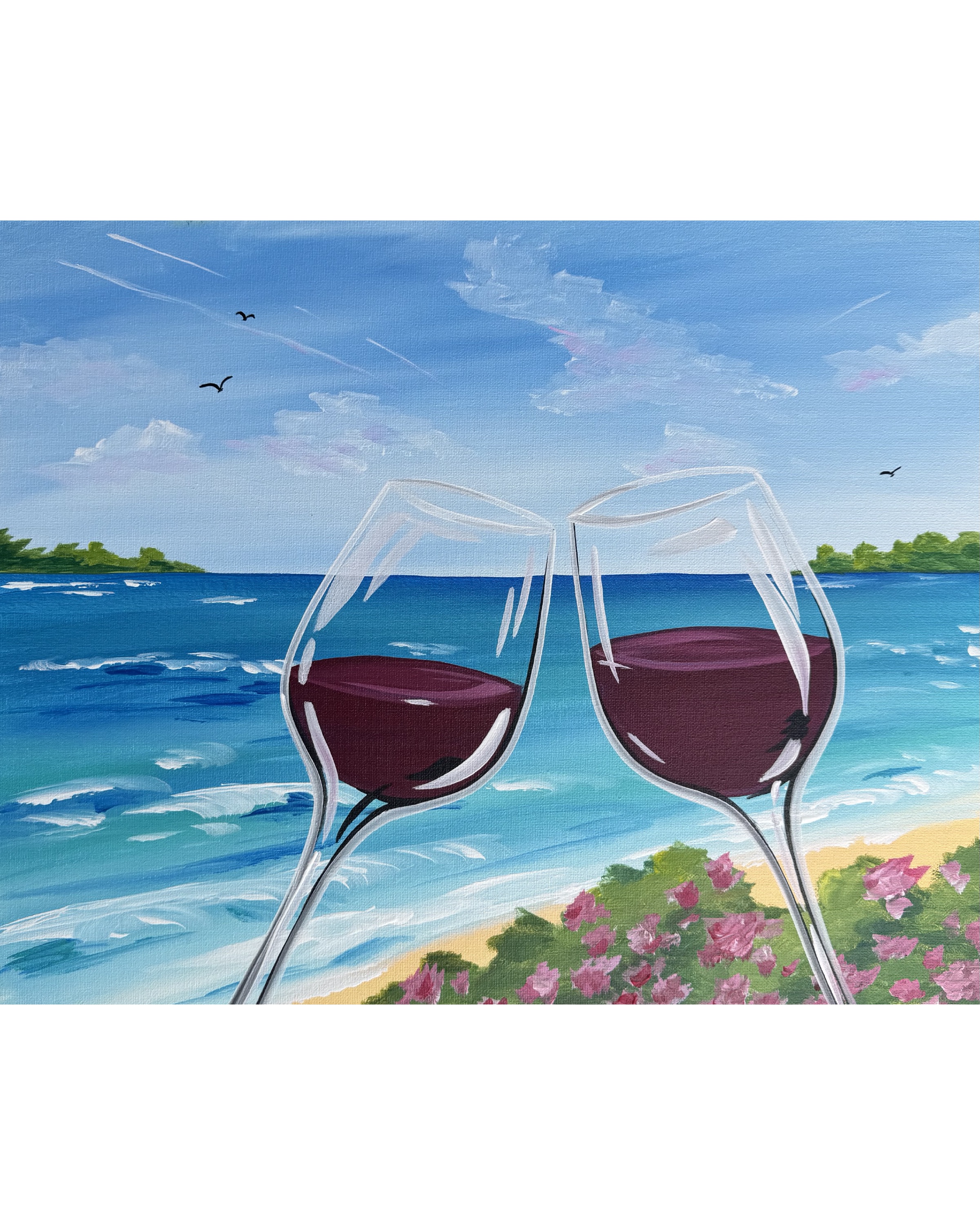 Wine On The Beach